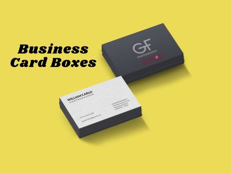 Tips to Customize Custom Business Card Boxes