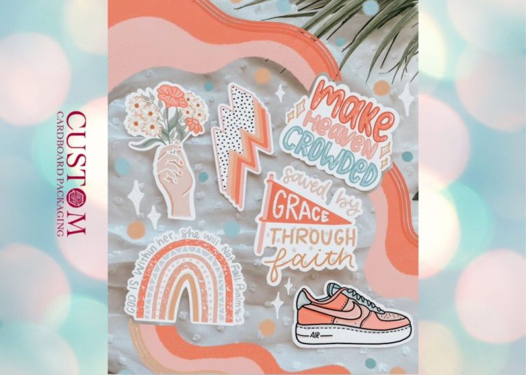 You can enhance the classiness of your product with custom stickers