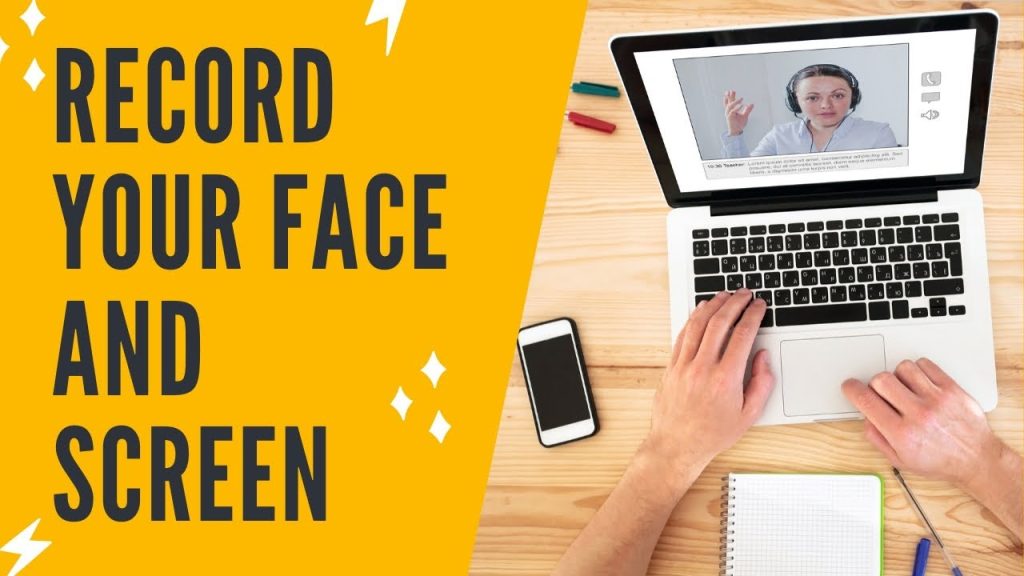 record your face and screen in windows