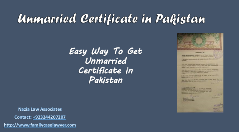 Latest Requirements to Get Legal Single Status Certificate Pakistan